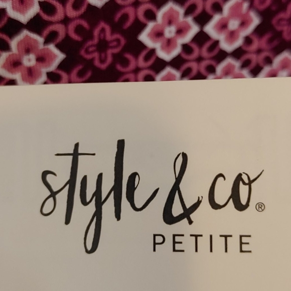 Style & Co Boho Remix Blouse Size PP - Picture 10 of 11